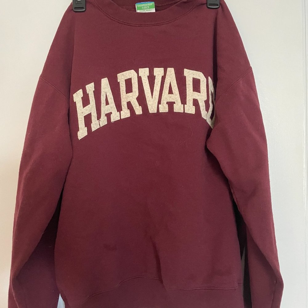 Champion Harvard Crewneck Sweatshirt
